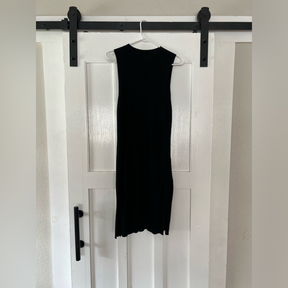 Anthropologie Mock Neck Ribbed sweater vest/dress